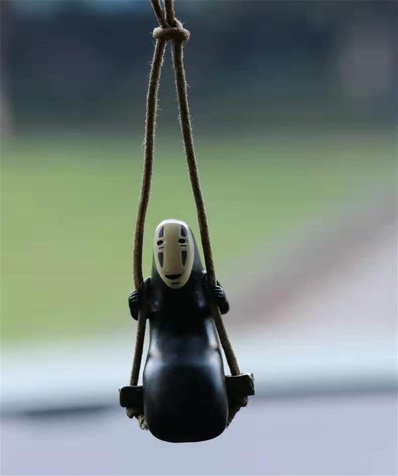 Lanrena No Face Man Car Pendant Hanging Swing, Faceless Male Car Pendant, Anime Car Hanging Ornament Interior Decoration for Car Rearview Mirror, Home, Office (1 Piece) - Image 5